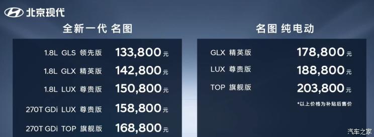 名图最新报价，开启温馨购车之旅